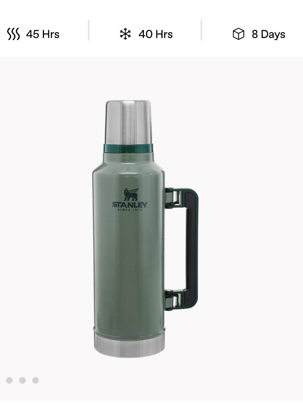 Classic Legendary Bottle 2 QT Thermos
